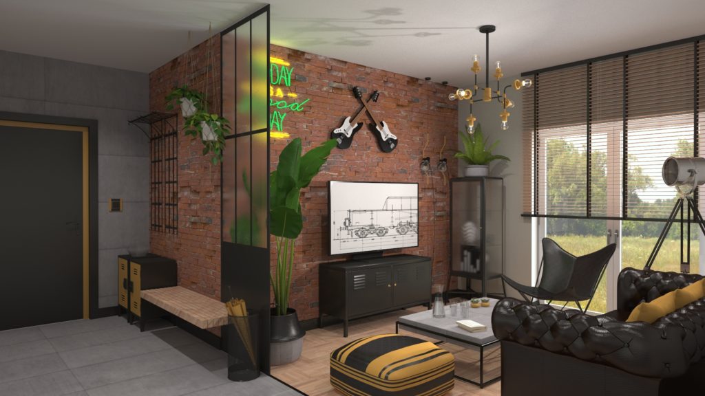 Alfa Styl Salon Loft - aranżacja wnętrz Lublin