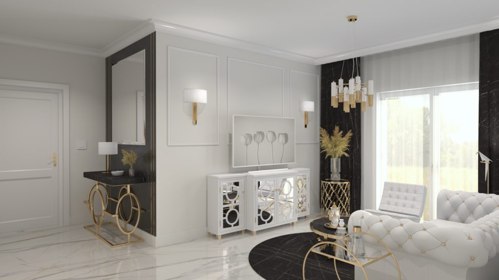 Alfa Styl Salon Glamour - projekty wnętrz Lublin Alfa Styl