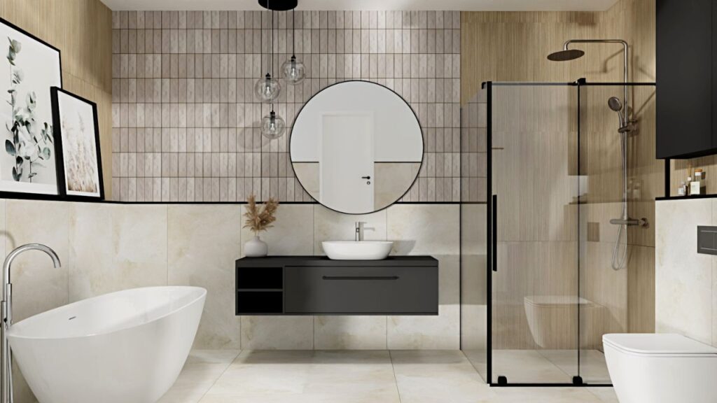 łazienka w stylu Loft