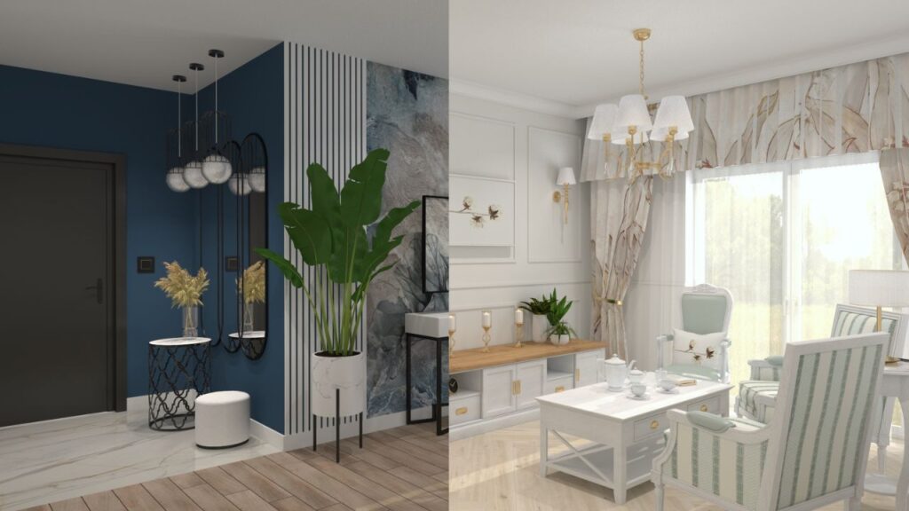 Eklektyczne wnętrze - mieszaj style