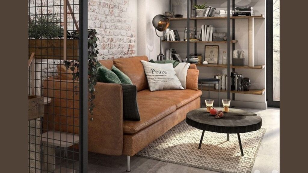 Dekoracje do salonu - industrialnie