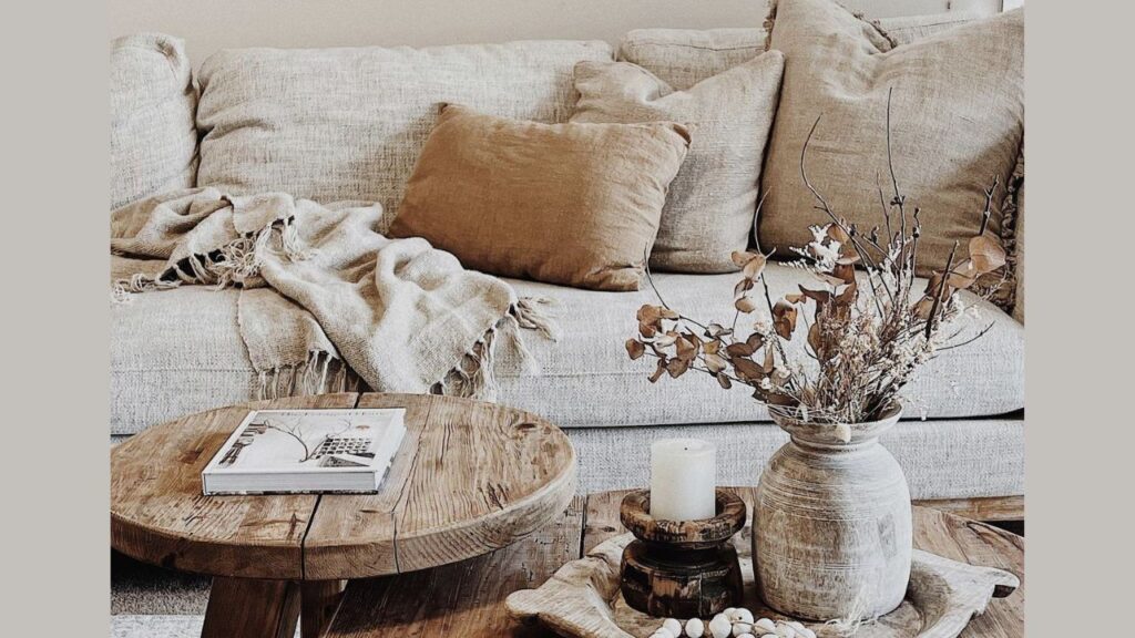 Dekoracje do salonu - rustykalnie