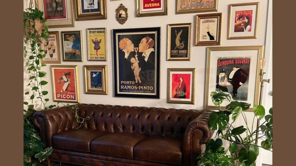 Dekoracje do salonu - vintage