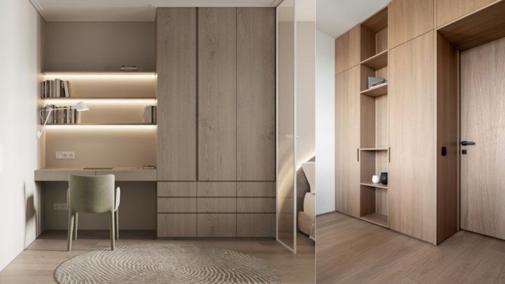 Małe mieszkanie - przechowywanie w pionie, szafy na wymiar