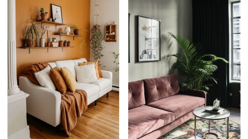 Kolory ścian - salon