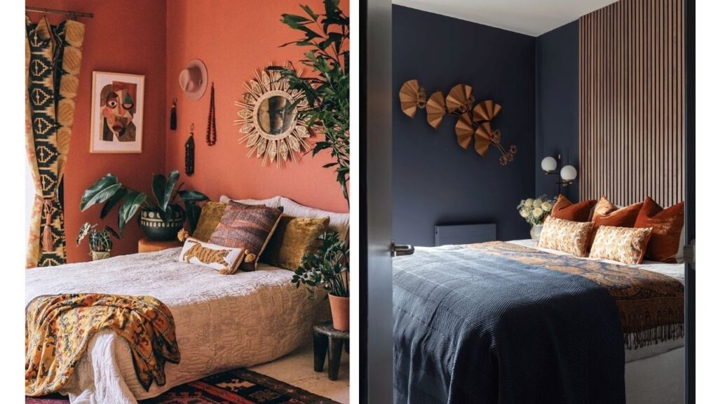 Kolory ścian - sypialnia