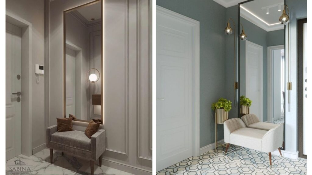 Pomysły na przedpokój - eleganckie siedziska