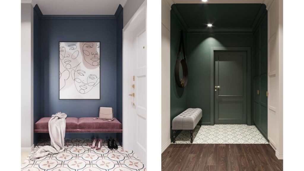 Pomysły na przedpokój - minimalistycznie