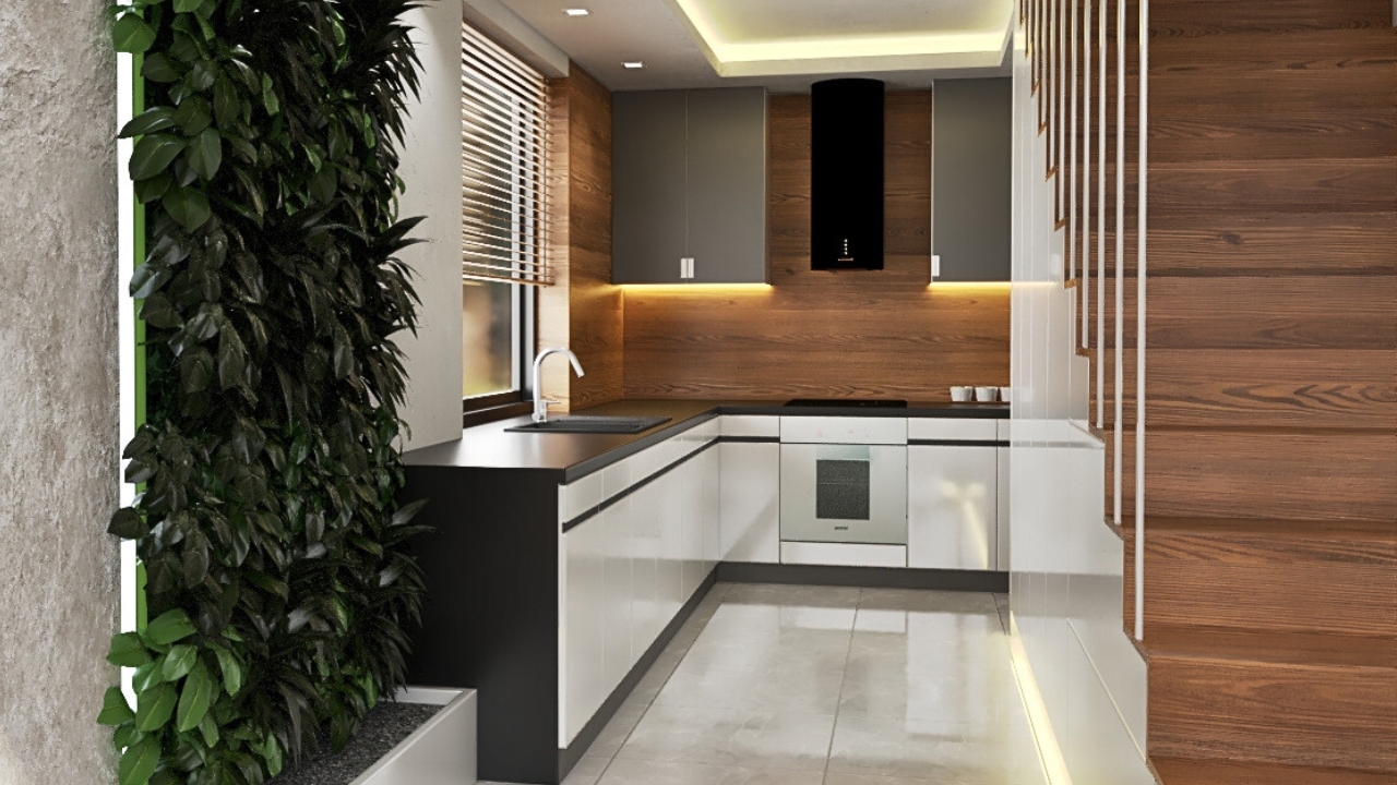 Alfa Styl Portfolio Kuchnia z roślinnością