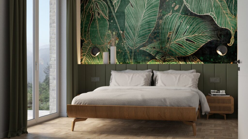 Tapeta w sypialni