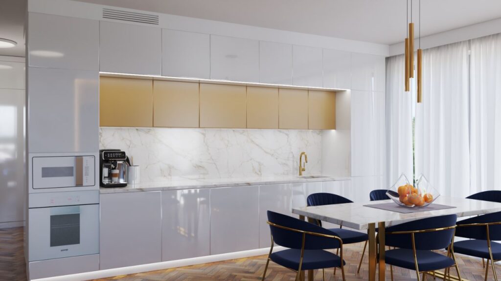 Kuchnia i jadalnia jako jedno połączenie - idealny rozkład