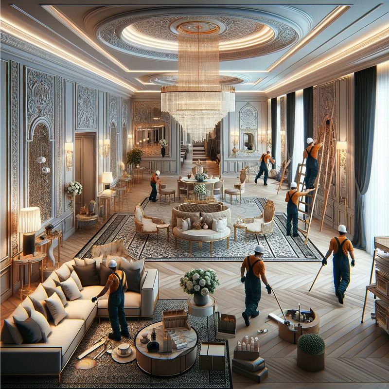 remont lub wykończenie pod klucz