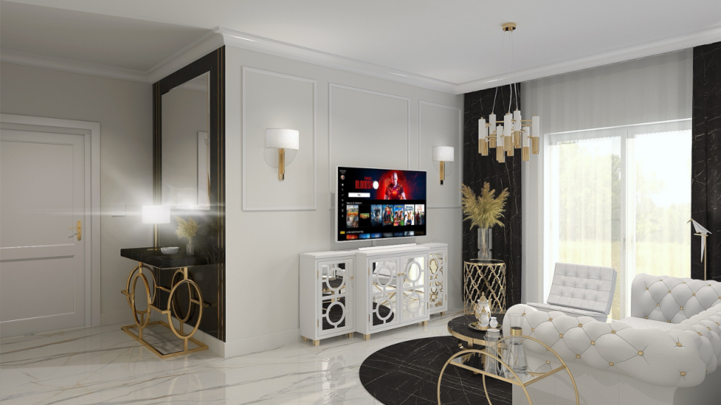 Z optymalnym rozmieszczeniem mebli i strategicznym oświetleniem, każdy mały salon może być przestronny i pełen stylu.