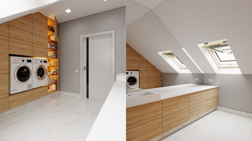 Poddasze użytkowe - łazienka na poddaszu