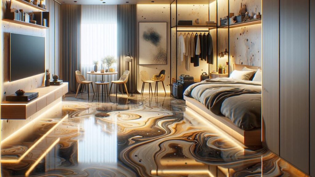 pokój gościnny - loft - projektowanie wnetrz lublin - AlfaStylLublin.pl