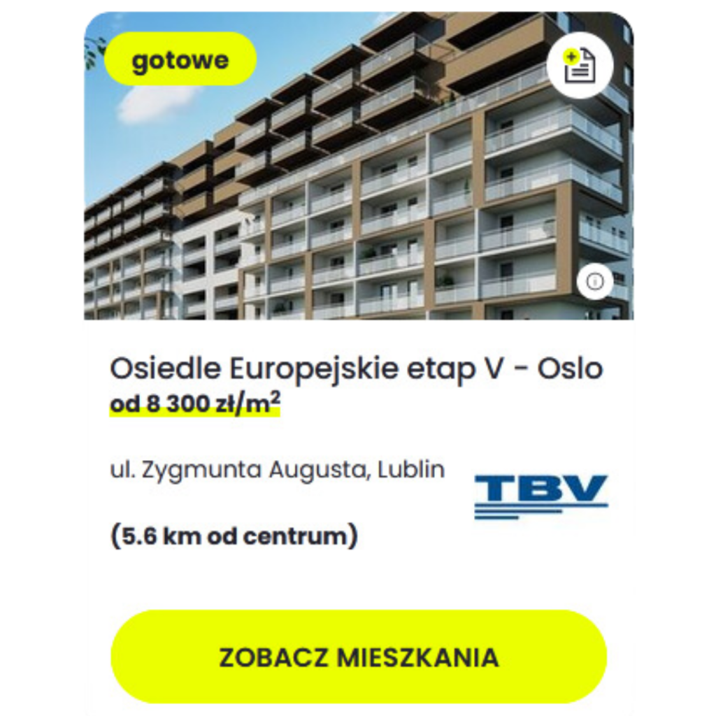 Ranking - Osiedle Europejskie etap V - Oslo