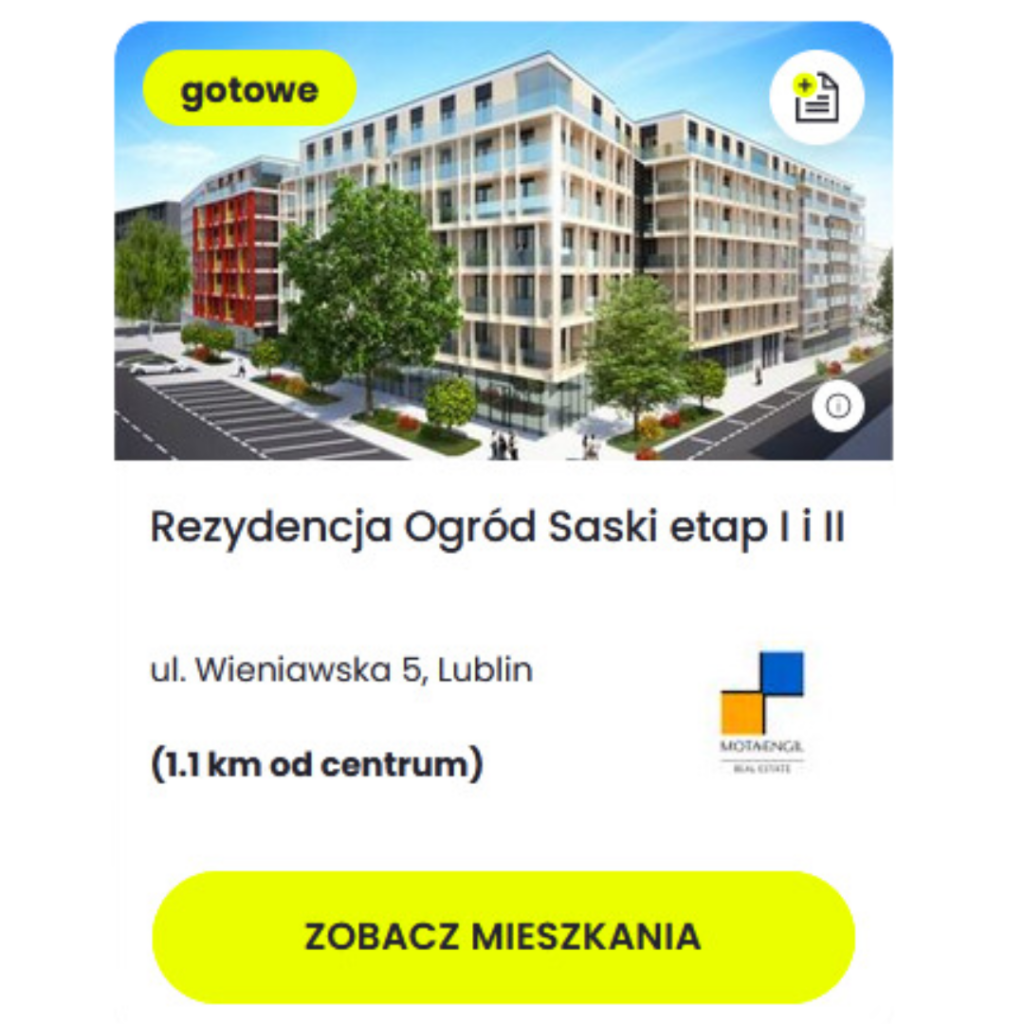 Rezydencja Ogród Saski etap I i II
