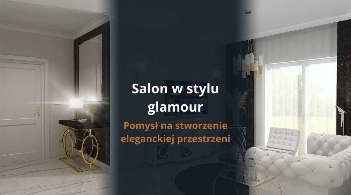 Salon w stylu glamour