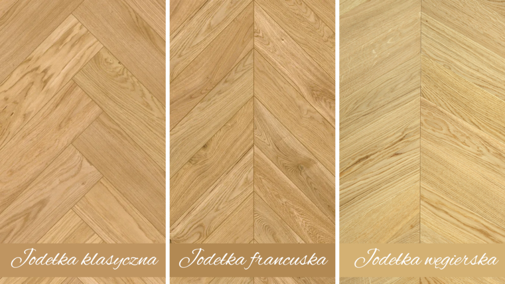 Parkiet jodełka - rodzaje cięcia i układania desek