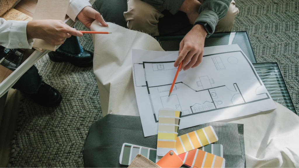 Proces projektowania wnętrza-praca nad koncepcją i estetyką