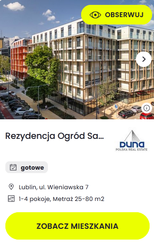 Rezydencja Ogród Saski etap I i II