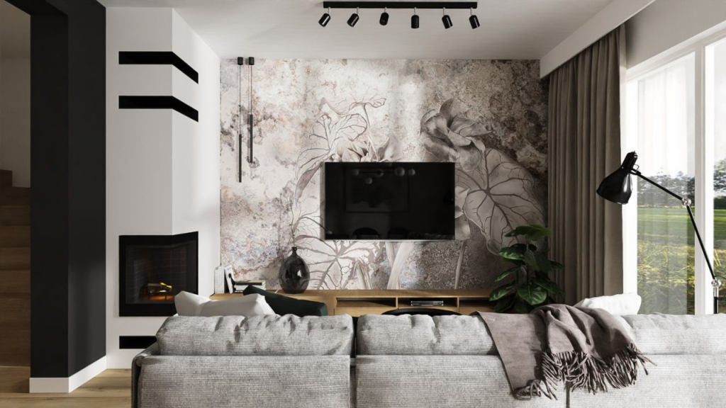 Wykończenia ścian tapetą – sposób na wyjątkowy design przestrzeni