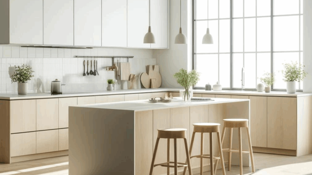 Styl skandynawski w kuchni – funkcjonalna przestrzeń pełna naturalnych materiałów i subtelnych detali