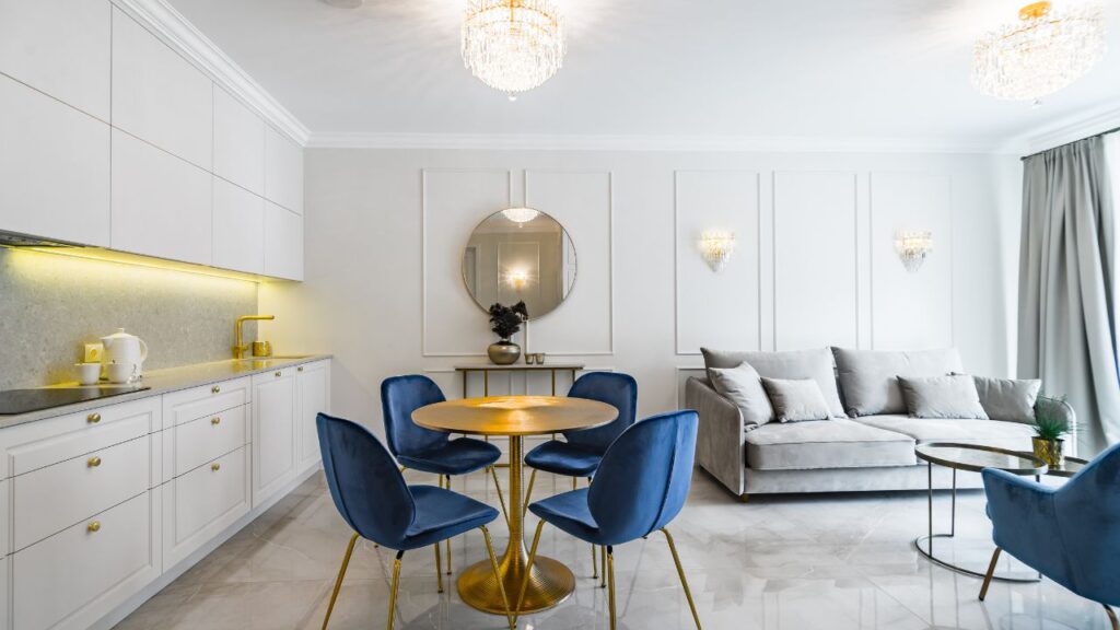 Aranżacja wnętrz apartamentów w stylu nowoczesnym w Lublinie