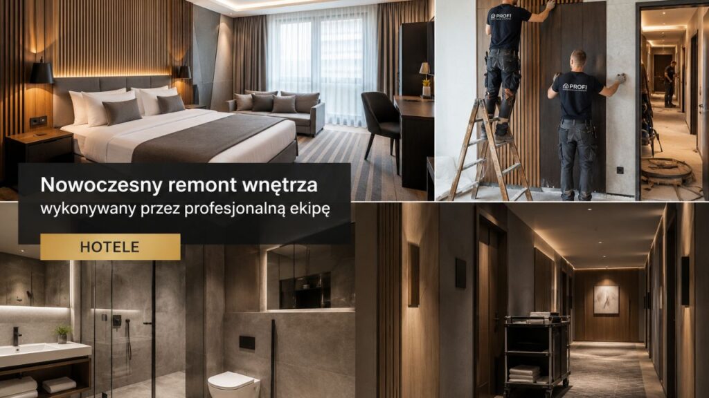 Nowoczesny remont wnętrza wykonywany przez profesjonalną ekipę