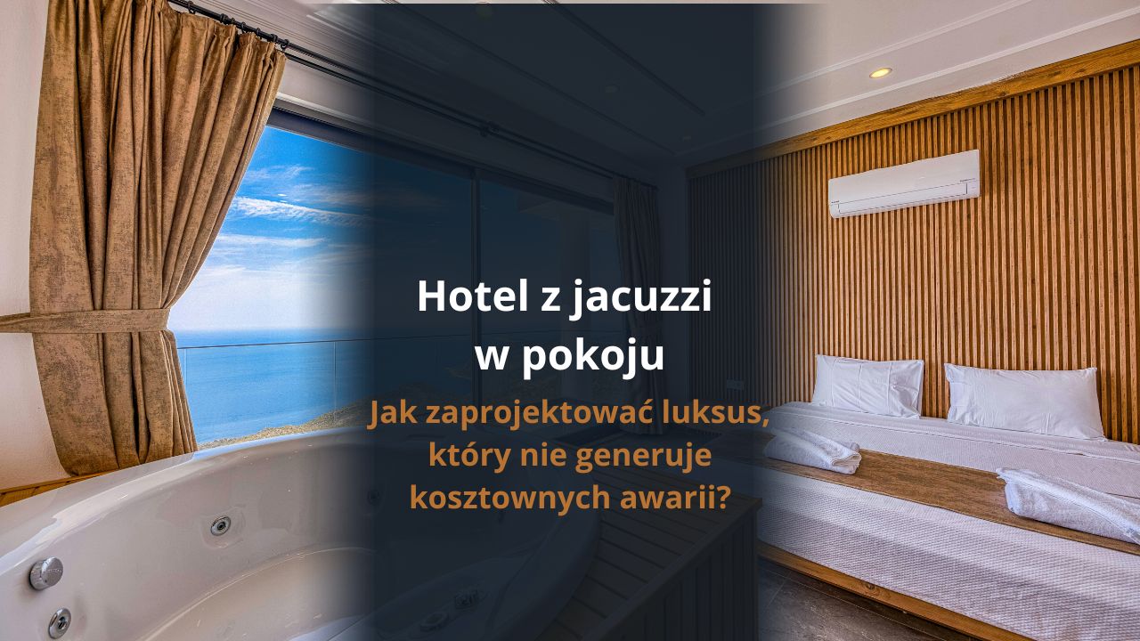 Hotel z jacuzzi w pokoju - jak zaprojektować luksus, który nie generuje kosztownych awarii?